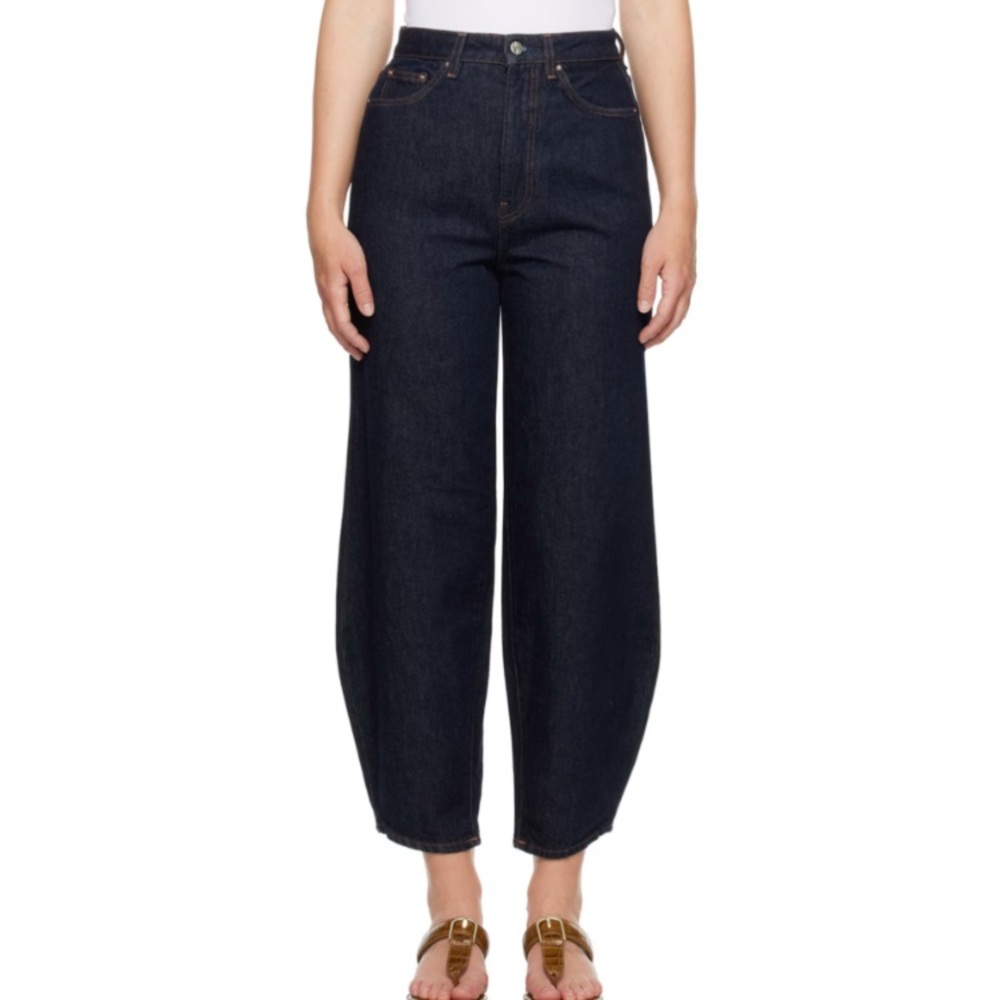Toteme Women's High Rise Jeans - Dark Blue